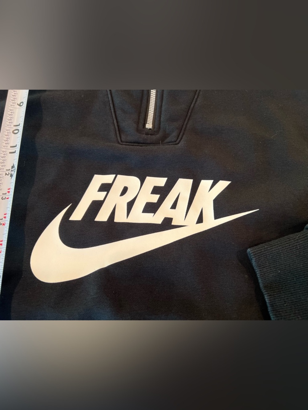 Nike Black Pullover with White 'FREAK' Logo - Picture 3 of 12